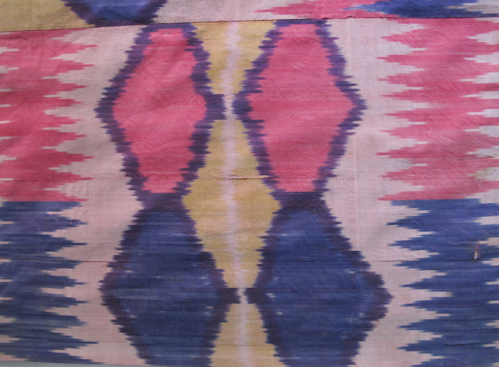 Large Silk Ikat Panel